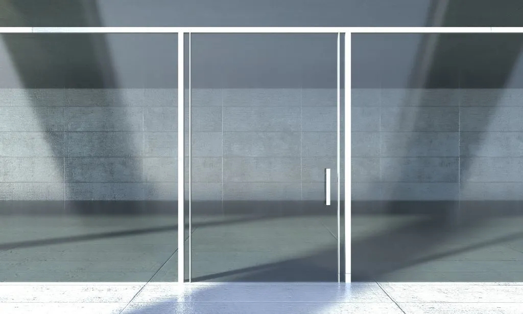 Full glass shopfront designer frame